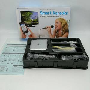 t2544 未使用 SMART KARAOKE スマートカラオケ カラオケ機 どこでもできる動画通信カラオケ iPod iPhone iPad オーディオ機器