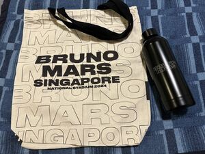 BRUNO MARS 2024年４月シンガポール公演VIP限定グッズ(トートバッグ、ボトル)