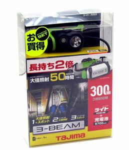 新品! TAJIMA ペタLEDヘッドライトセット LE-U301-SP2 LE-ZP3757C 最大300lm 2灯式3照射切替 3-BEAM