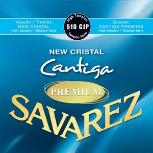 サバレス クラシックギター弦 SAVAREZ 510 CJP High tension NEW CRISTAL / Cantiga PREMIUM ニュークリスタル カンティーガプレミアム
