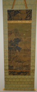 rarebookkyoto　ｋ121絵資料　作者不祥/李朝風　牧帰　印有　絹本設色　1800年頃作　魯山人　橋本雅邦　上野美大　画家　古積