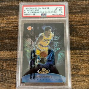 1999-00 TOPPS FINEST KOBE BRYANT BLUE REF/150