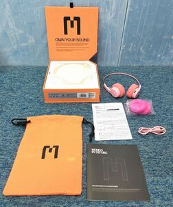 【NY610】MONDO BY DEFUNC MONDO Freestyle Bluetooth 5.3 ヘッドホン M1014 モンド フリースタイル レトロポップデザイン ピンク