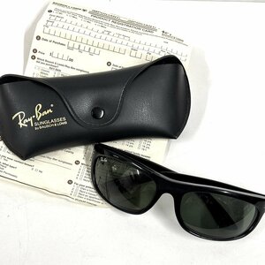 【41】1円～ レイバン B&L Ray-Ban ビンテージ サングラス USA BALORAMA フレーム幅14.2×奥15.5ｃｍ レンズ幅5.9×高3.7ｃｍ ケース付き