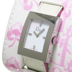 Dior/ディオール マリス D78-109 腕時計 ステンレススチール/レザー クオーツ シェル文字盤 レディース