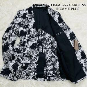 新品未使用/希少XL/22SS/コムデギャルソン オムプリュス◎COMMEdesGARCONS HOMMEPLUS フローラルテーラードジャケット 花柄 コットン 