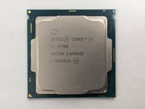 簡易チェック済み Intel Core i7-7700 3.6GHz LGA1151