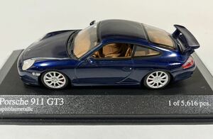 PORSCHE 911 GT3 (996) 2003Year Blue 1/43 Scale PMA製