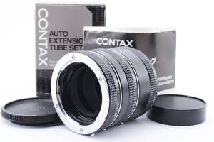 [美品/元箱付き]Contax Auto Extension Tube Set 13mm+20ｍｍ+27ｍｍC/Y マウント コンタックス オート エクステンション チューブ セット 