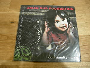 ASIAN DUB FOUNDATION COMMUNITY MUSIC Analog Vinyl LP レコード エイジアンダブ