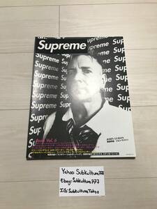 Supreme Book シュプリーム本　Vol. 6 Japan Magazine Catalog カタログ、 Stickers　ステッカー　（３つ）