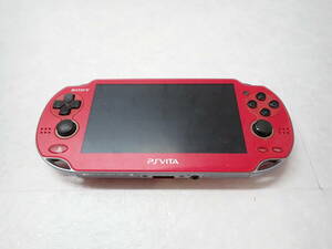 ◎168【ジャンク】PSVita PCH-1000 ビータ 本体 コズミックレッド