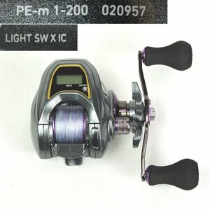 【中古】daiwa ライトSW X IC ソルト対応 ICカウンター搭載 LIGHT SW用軽量小型手巻きリール