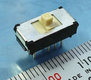 ALPS 小型スライドスイッチ (2回路/ON-ON-ON？) [10個組](c)