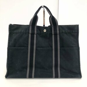 HERMES エルメス トートバッグ 黒 フールトゥ【CCAX3027】