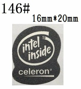 146# 【Celeron】エンブレムシール　■16*20㎜■ 条件付き送料無料