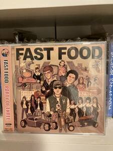 Fast Food 「Party Of Three 」CD 帯付き punk pop spain ramones queers shock treatment airbag sugus 日本限定盤　rock melodic