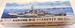 (送料無料)アメリカ海軍 エッチングパーツ付き　戦艦 BB-55 ノースカロライナ 1944（プラモデル）ピットロード1/700 No.W140