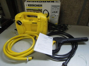 (TS)ケルヒャー　高圧洗浄機　K2.021　アタッチメント欠品あり　ジャンク