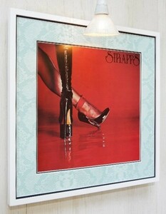 ストラップス/LP ポスター 額装品/Strapps/Mick Rock/ミック ロック/Framed Mick Rock Album/ニューウェイヴとハードロックの融合