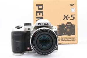PENTAX X-5 クラシックシルバー ペンタックス コンパクトデジタルカメラ 箱 説明書 ストラップ付
