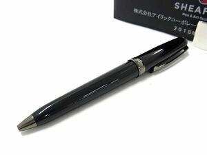 1円 ■極美品■ SHEAFFER シェーファー ツイスト式 ボールペン 筆記用具 文房具 ステーショナリー ブラック系×シルバー系 FA4406