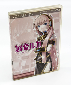 CRYPTON VOCALOID2 キャラクター・ボーカル・シリーズ 03 巡音ルカ MEGURINE LUKA DVD-ROM Windows 中古