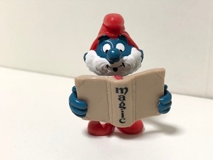 期間限定大幅値下げ！ 【 スマーフ PVC フィギュア 】 SMURF 魔法の本 MAGIC 本 / SCHLEICH シュライヒ SMURF VINTAGE PVC FIGURE V6-81-90