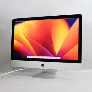 1円スタート Apple iMac (Retina 5K, 27インチ, 2019) (Core i5-8500/メモリ32GB/SSD28GB+HDD1TB(Fusion Drive)/macOS 13)