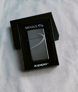 ZIPPO　アーマー　メビウス　2010年　未使用　スリム　Zippo　ジッポー　タバコ銘柄　MEVIUS 懸賞品　
