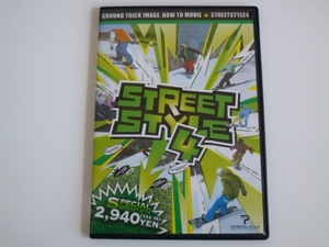 DVD STREET STYLE 4 青木玲 スノーボード グラウンドトリック