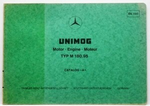 Mercedes Benz UNIMOG TYPE M180.95/ENGINE 英語版