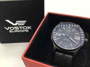 【10370】VOSTOK EUROPE　ボストークヨーロッパ　NH35A-592C556　自動巻き　メンズ　腕時計★美品★二次流通品★