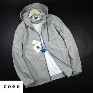 新品■ユナイテッドアローズ/コーエン/coen/Chinook Sport別注/撥水機能フーデッド薄手ジャケット143/19灰/【L】