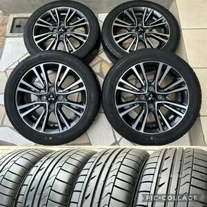 【美品&バリ山】横浜発 175/55R15インチ 三菱 ミツビシ 純正 ミラージュ A03A 5J+46 4H-100 ENKEIホイール ブリヂストンPOTENZA 4本セット