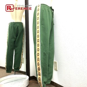 美品 GUCCI グッチ 630713 Technical Jersey Jogging Pant パンツ GG スウェット グリーン メンズ【中古】