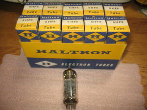 ☆ジャンク品、HALTRONの未使用真空管 6HF8 (1本の価格で)