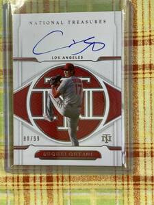 大谷翔平　2022 直筆サイン入りトレーディングカード　PANINI National Treasures 99枚限定　超美品