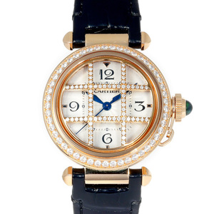 カルティエ Cartier パシャ WJPA0020 シルバー文字盤 中古 腕時計 レディース