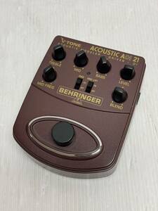 Behringer ベリンガー V-TONE ACOUSTIC ADI 21 アコースティックギター用プリアンプ