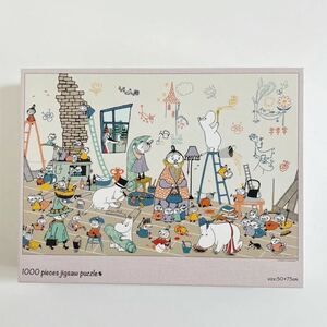 ジグソーパズル MOOMIN 家をたてよう 1000ピース (50x75cm) パズル　ムーミン　期間限定値下げ