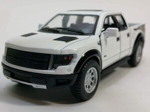 KINSMART 1/46 ダイキャスト ミニカー 2013 Ford F-150 SVT Raptor Supercrew ホワイト フォード