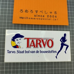 同梱歓迎●【ステッカー/シール♯841】TARVO/パン/人物/マラソン/陸上《サイズ約5×10cm》【ビンテージ】