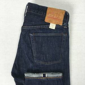 WAREHOUSE ウエアハウス Lot900 日本製 テーパードスリム 13.5oz デニム ジーンズ W29 L32 革パッチ セルビッチ 隠しリベット ボタンフライ