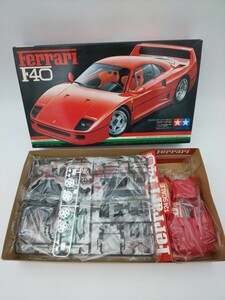 現状品☆タミヤ 1/24 スポーツカーシリーズNO.77 フェラーリF40 フルディスプレイキット☆TAMIYA Ferrari F40