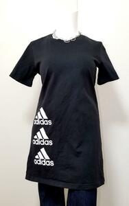 adidas アディダス ロング丈 Tシャツ 半袖 S 