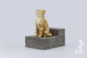 Sank Toys 猫街物語シリーズ 第三弾 悲しい猫-茶トラ