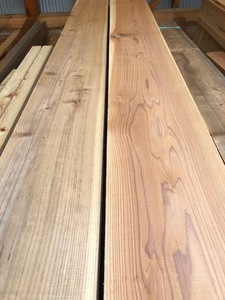 杉　巾広　板　チカラ板　床材　デッキ板　4ｍ物　自然乾燥　プレナー加工無し