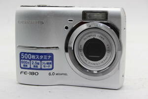 【返品保証】 【便利な単三電池で使用可】オリンパス Olympus FE-180 AF 3x コンパクトデジタルカメラ s6251