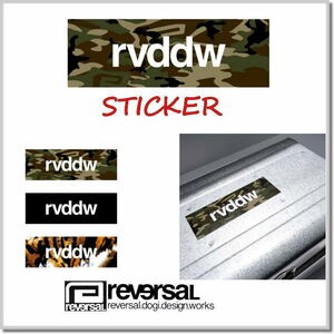 リバーサル reversal rvddw STICKER rvhj-0141-WOODLAND CAMO ロゴステッカー